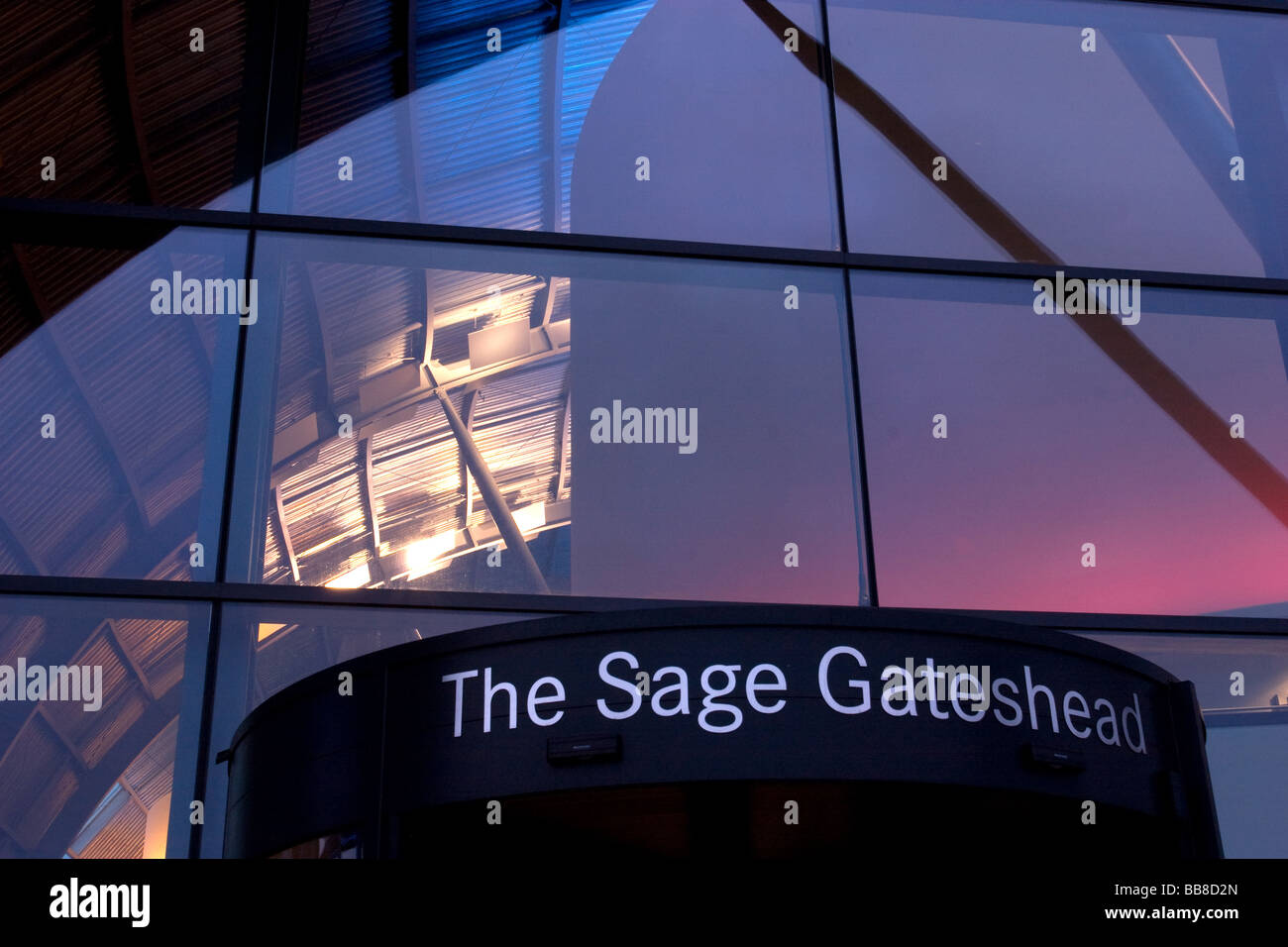 Inside The Sage Building in Gateshead Newcastle Northumberland England Stock Photo