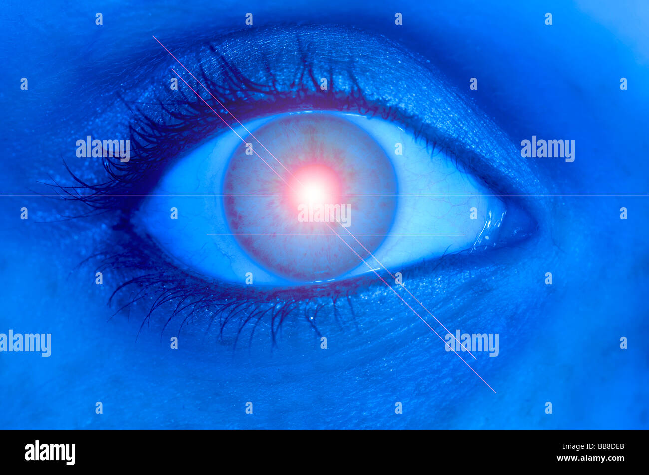 Laser Beam Blue Eyes