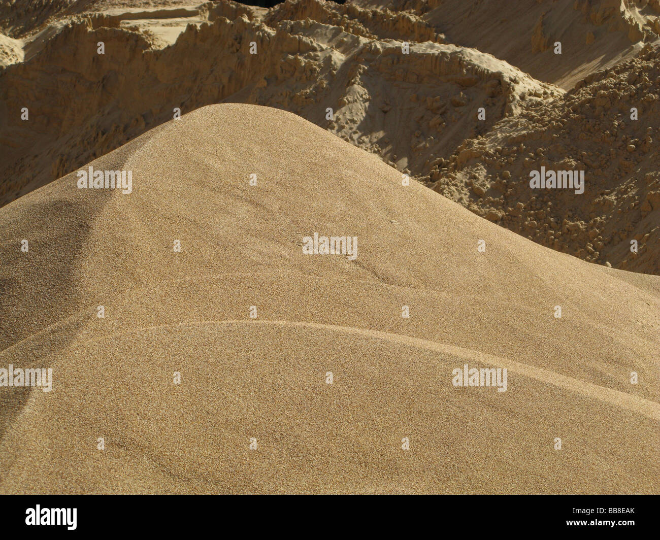 Aerial view pile sand in hi-res stock photography and images - Alamy