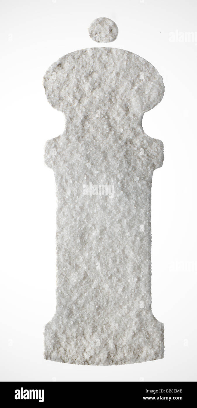 Salt mill shape Stock Photo