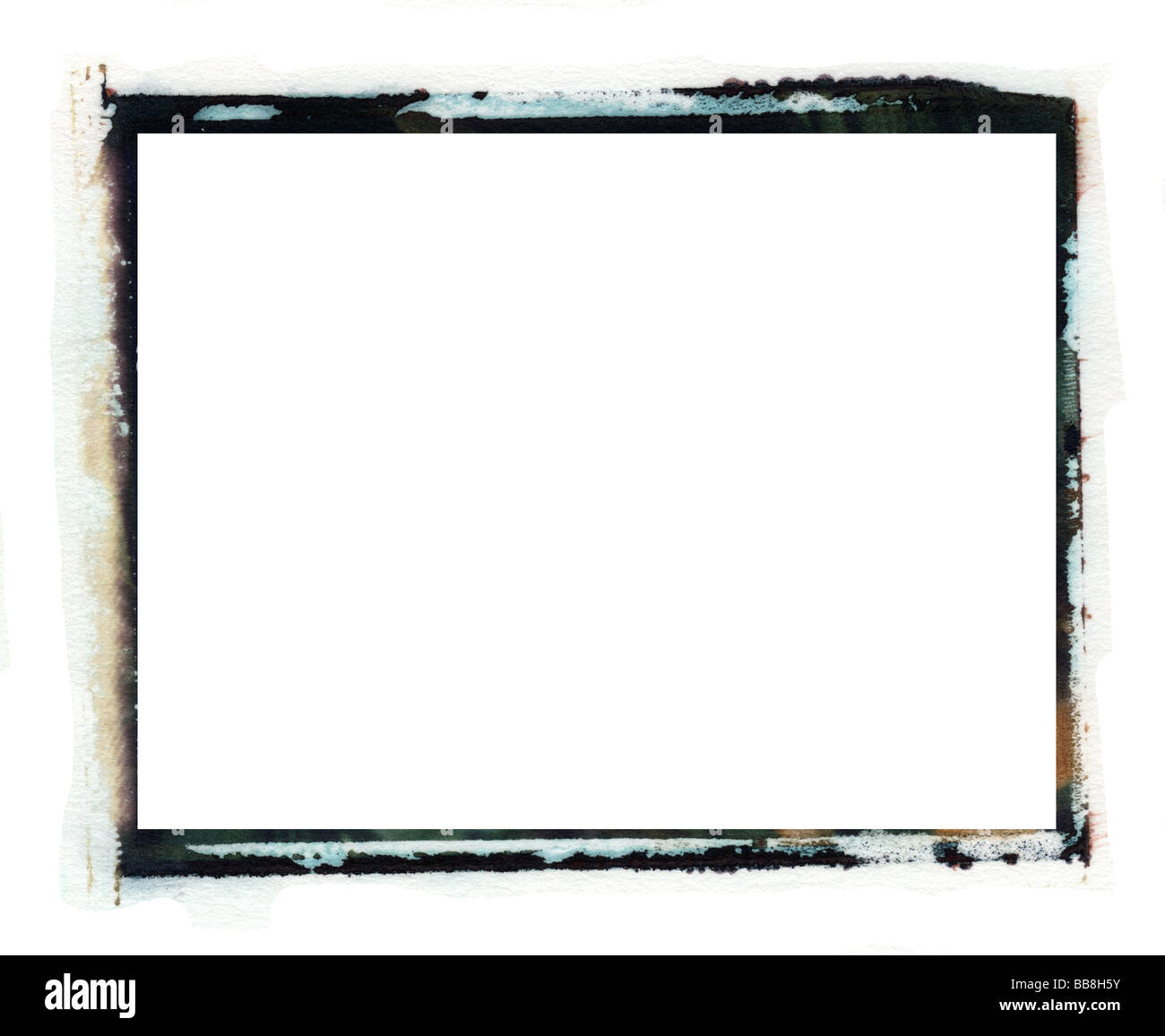 Polaroid transfer photo border isolated on white with room for copy and  photos Stock Photo - Alamy