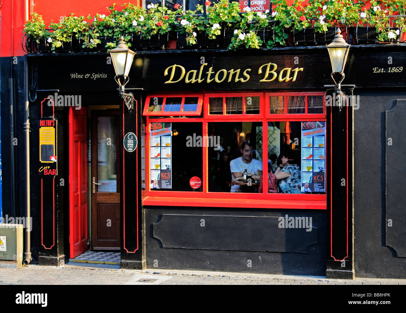 Decorative pub facade, Kinsale, Cork, Ireland Stock Photo