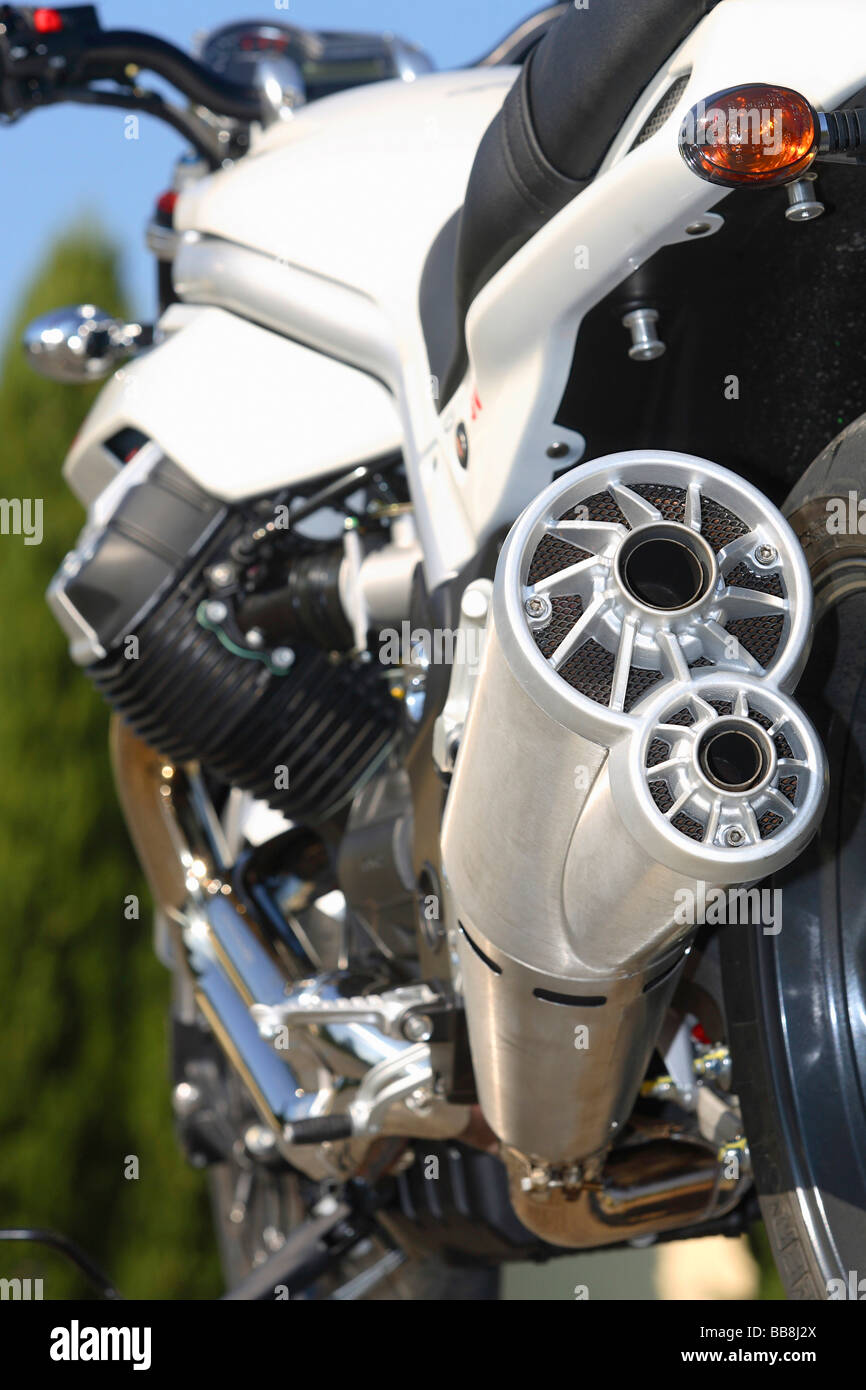 Moto Guzzi Griso 8V motorcycle exhaust Stock Photo Alamy