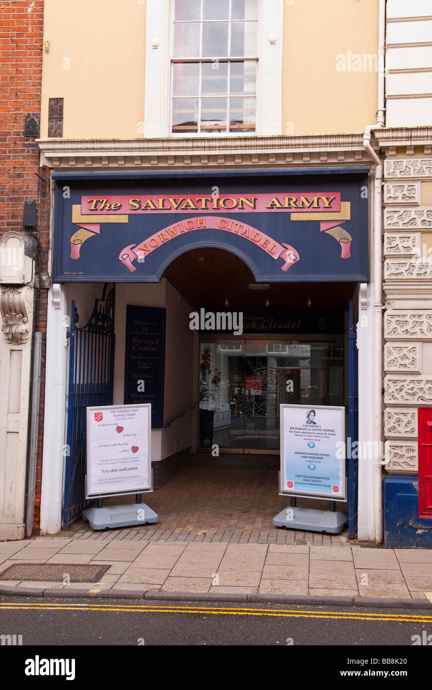 The Salvation Army norwich citadel in Norwich,Norfolk,Uk Stock Photo