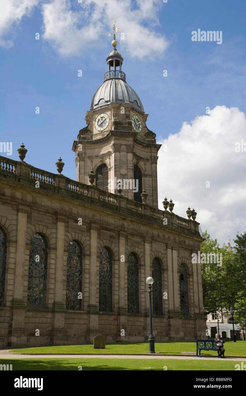St Philip's Cathedral, Birmingham, West Midlands, England Stock Photo