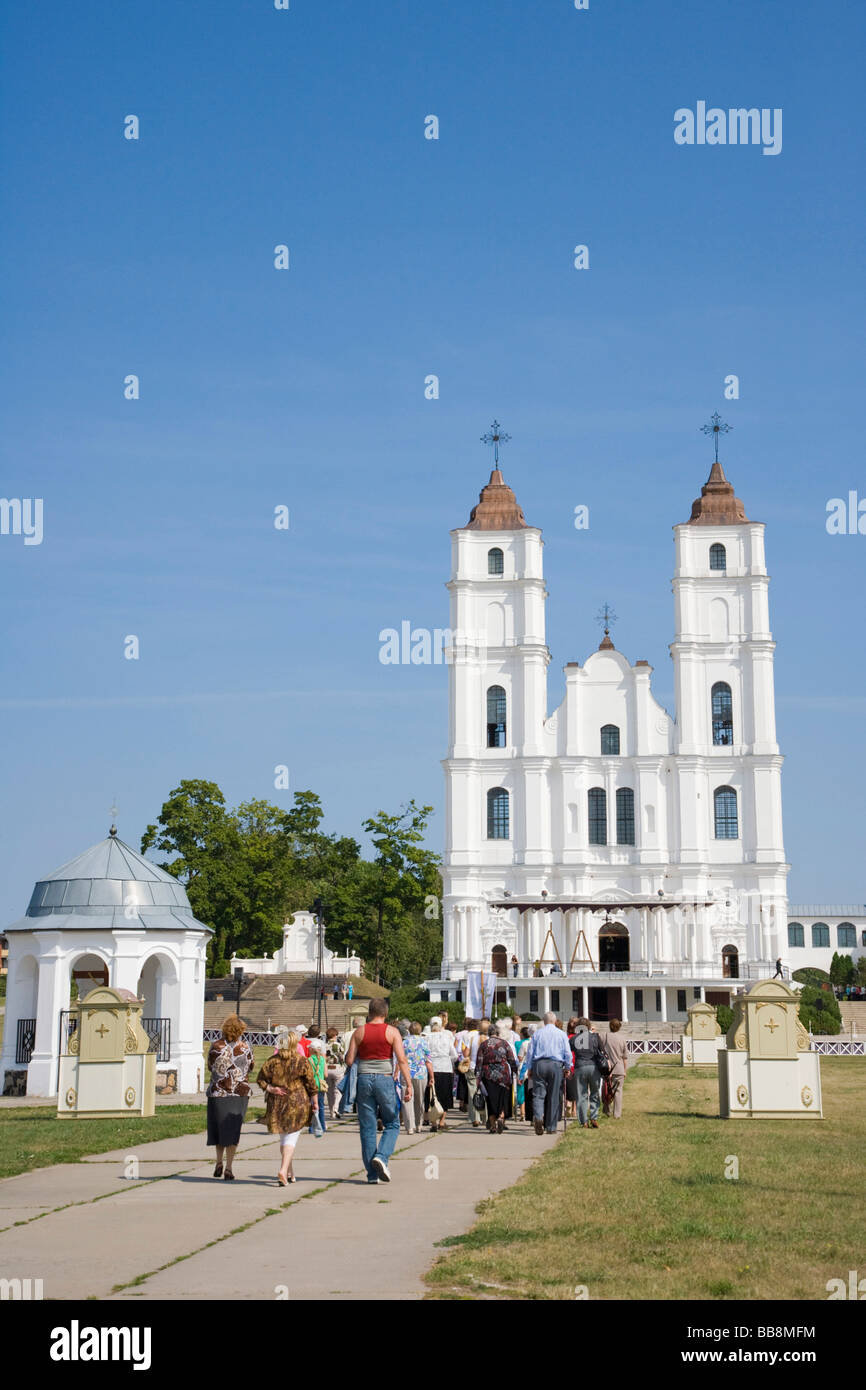 Aglona Basilica, The solemnity of the Assumption of the Blessed Virgin Mary, Aglona, Latgalia, Latvia, Baltic region Stock Photo