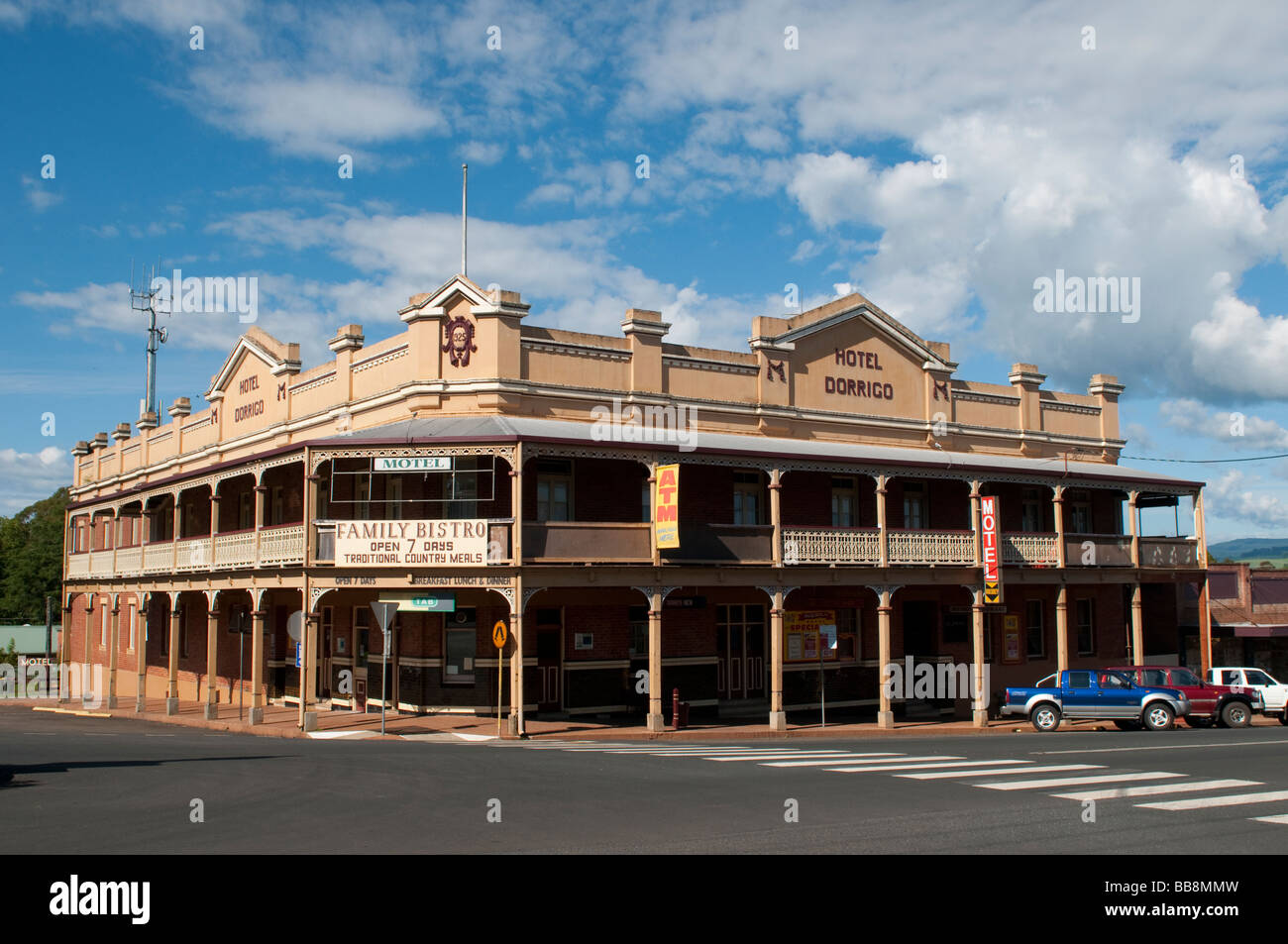 Heritage Hotel Motel Dorrigo, NSW, Australia Stock Photo