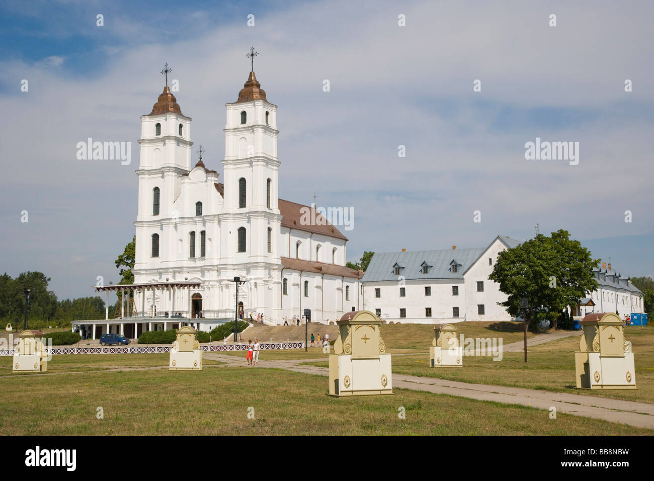Aglona Basilica, Aglona, Latgalia, Latvia Stock Photo