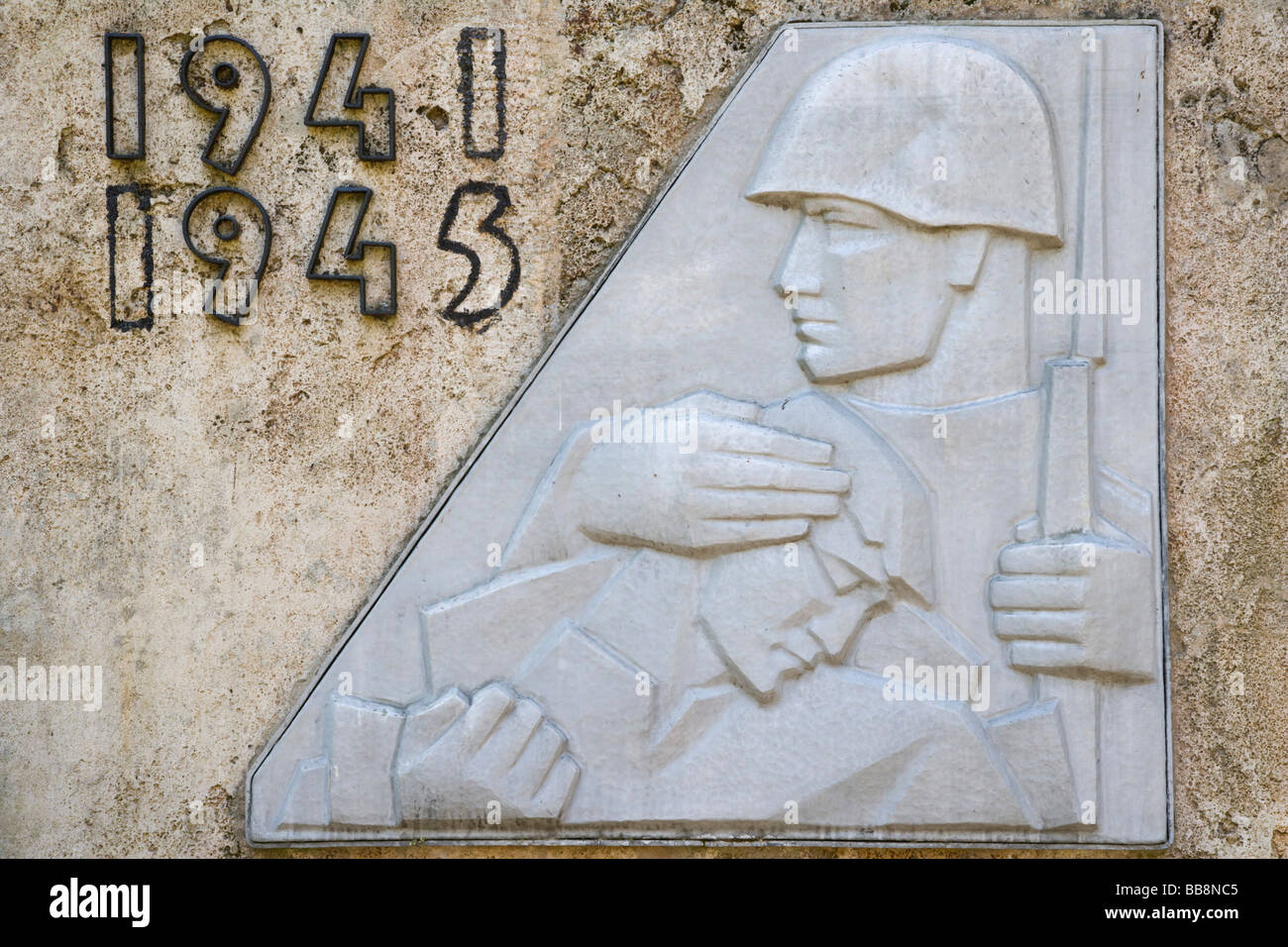 WW2 site, Bed of honour, Aglona, Latgalia, Latvia Stock Photo