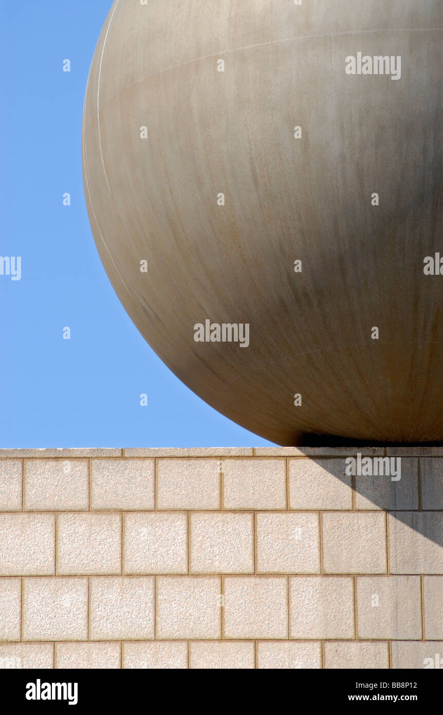 Frank Gehry s Sphere Esfera Sculpture at Port Olimpic Barcelona s Waterfront Catalonia Spain Stock Photo