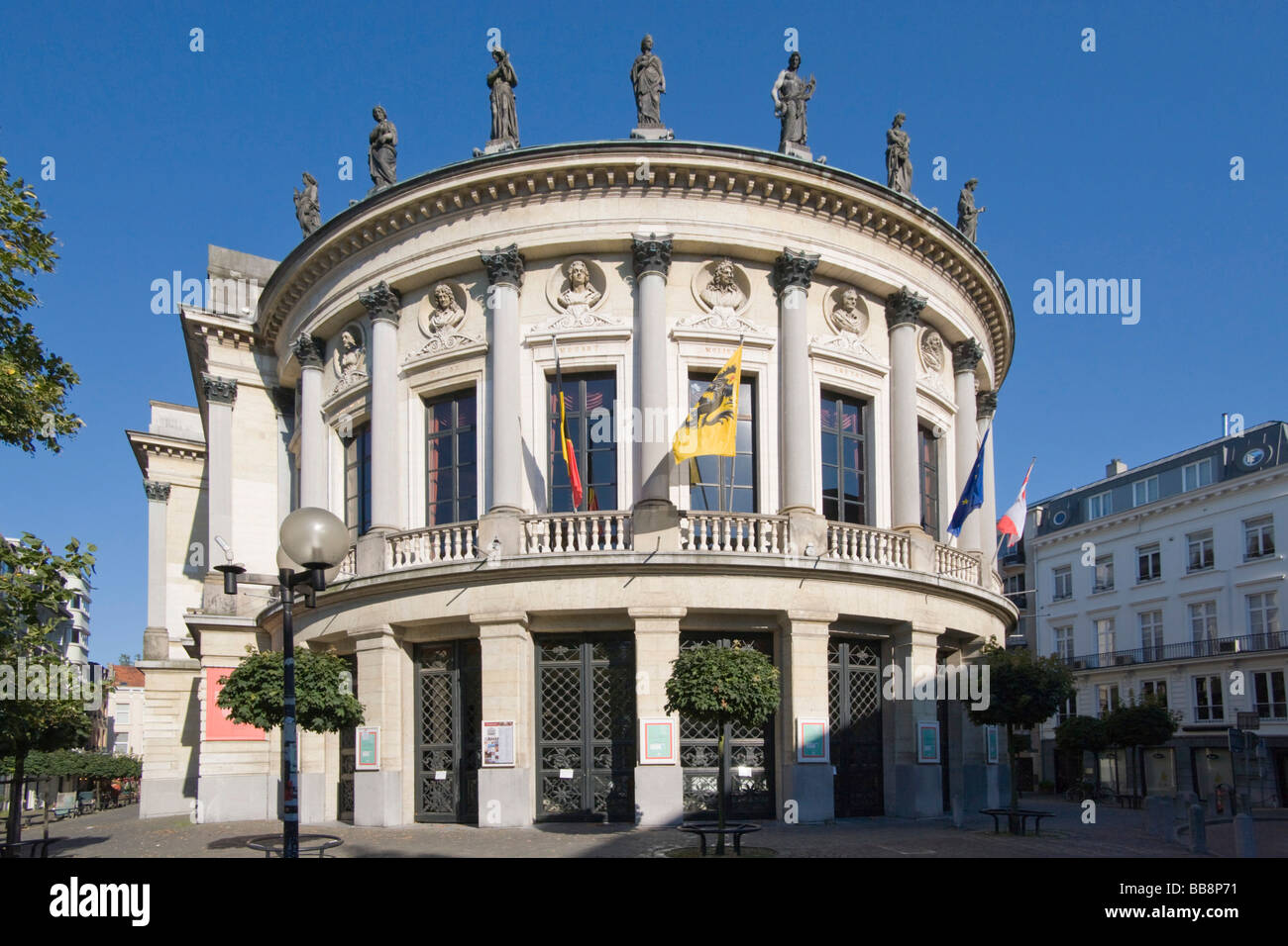 Bourlaschouwburg, De Foyer, Bourla Theater, Antwerp, Belgium Stock
