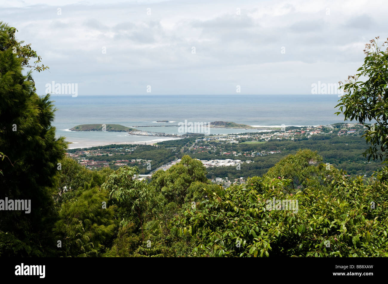 View of Coffs Harbour NSW Australia Stock Photo