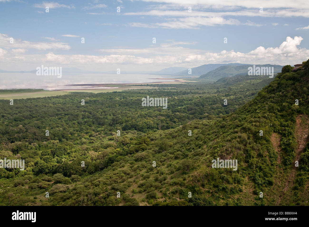 The Rift Valley at Manyara National Park Tanzania Stock Photo
