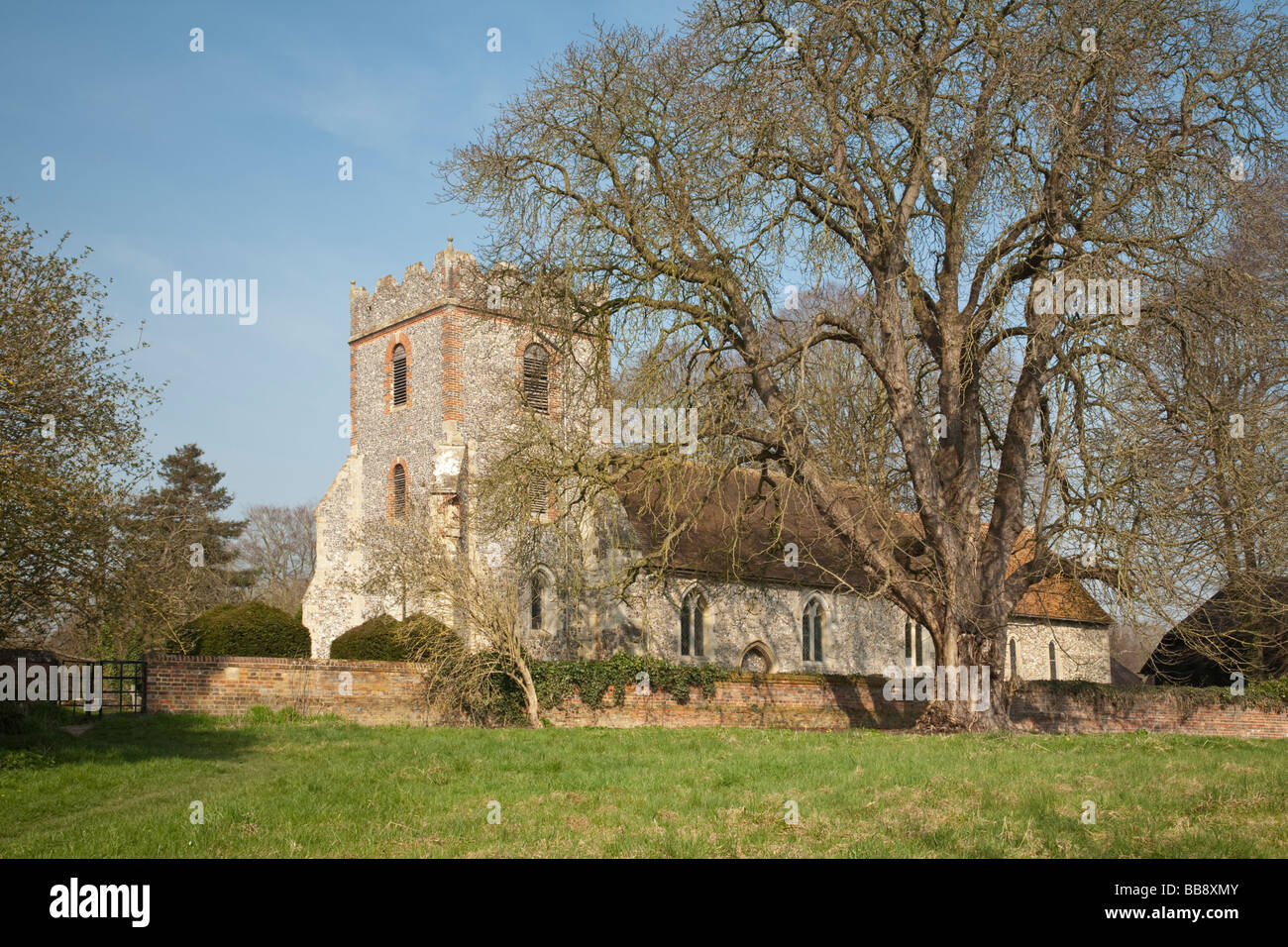 Church of Saint Mary in North Stoke Oxfordshire Uk Stock Photo