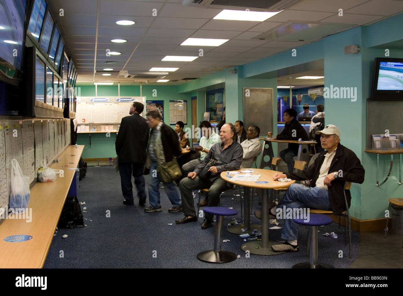 Betting Shop - Chinatown - London Stock Photo