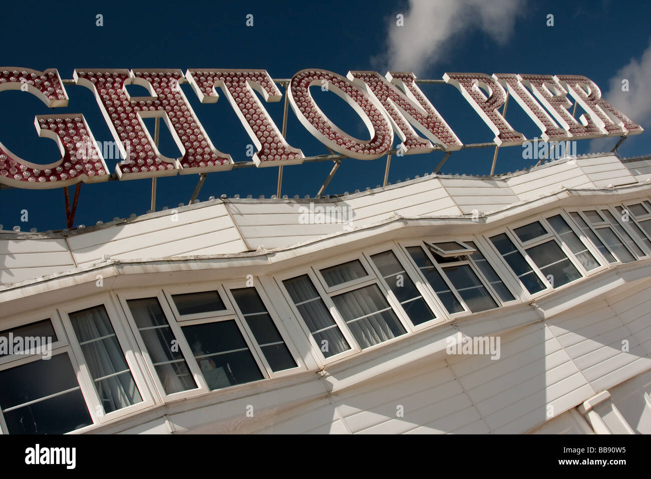 Blue sign white letters hires stock photography and images Alamy
