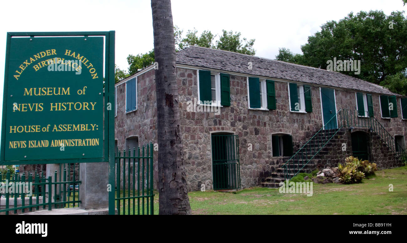 Museum of History and House of Assembly Nevis Caribbean also