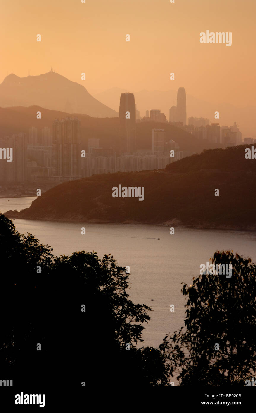 asia china hong kong skyline from Clearwater bay new territories 2008