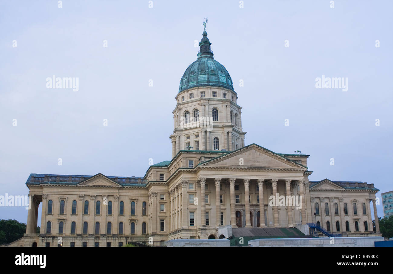 State Capitol of Kansas Stock Photo
