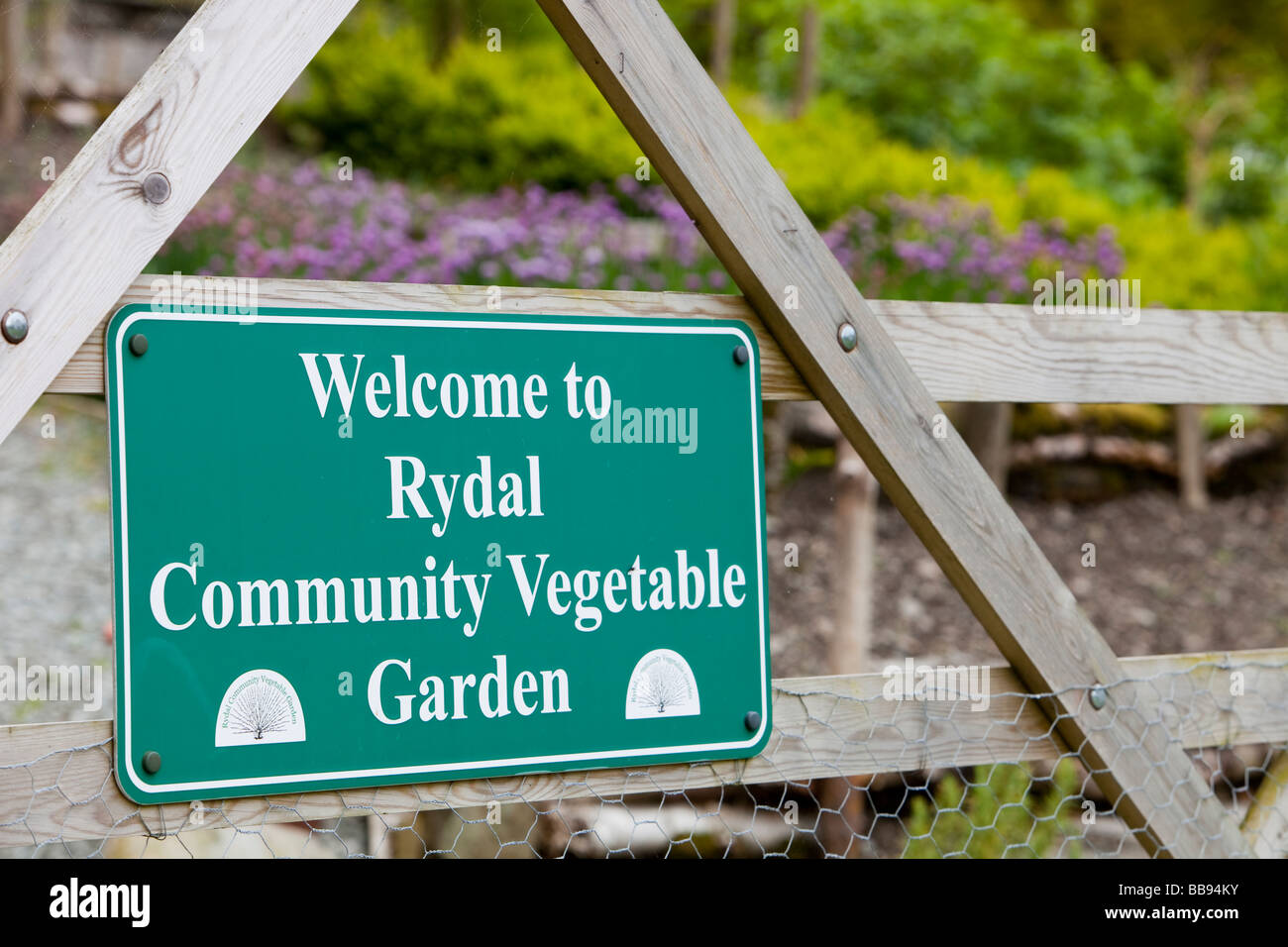 Rydal Hall Community Vegetable Garden in the grounds of Rydal Hall near