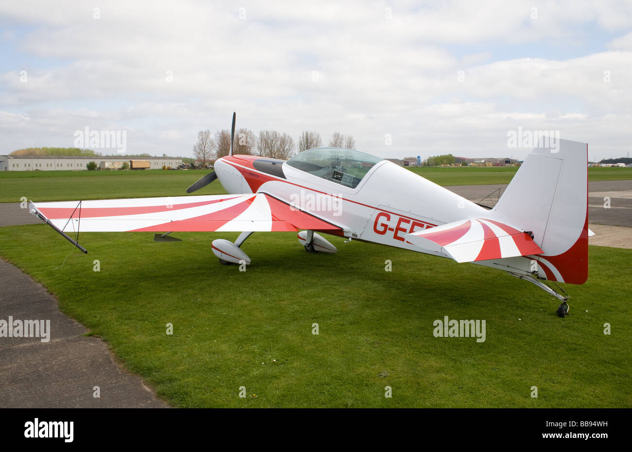 Extra EA300 G-EEEK parked at Breighton Airfield Stock Photo