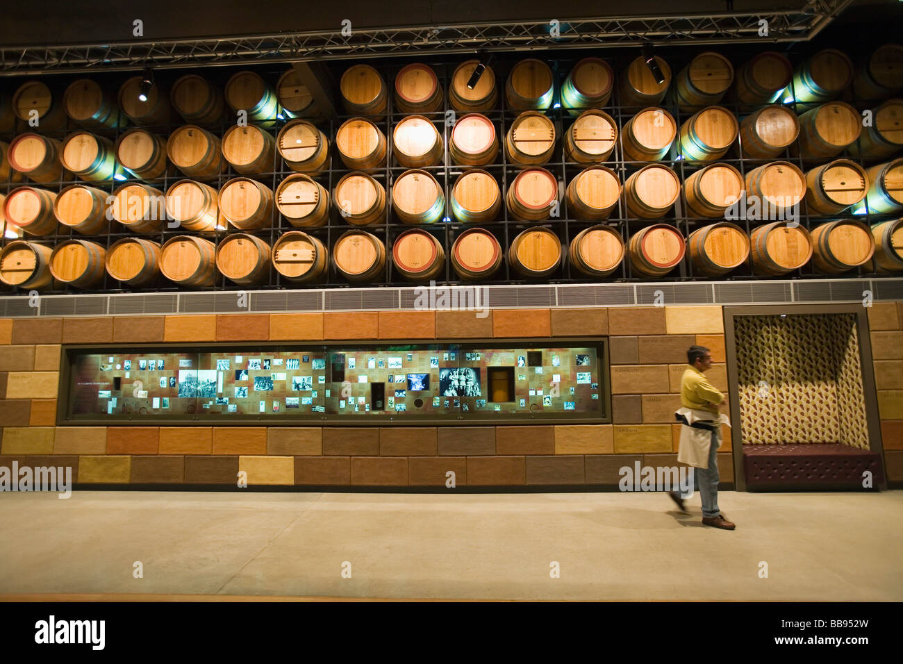 Interactive display in the National Wine Centre of Australia. Adelaide