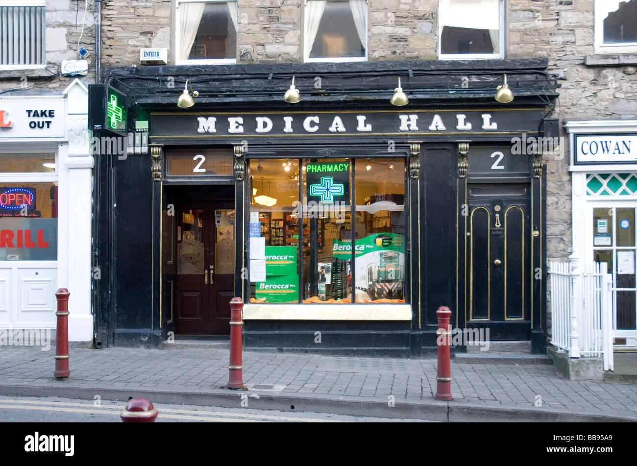 The Medical Hall pharmacy on Ludlow Street in Navan County Meath Ireland Stock Photo