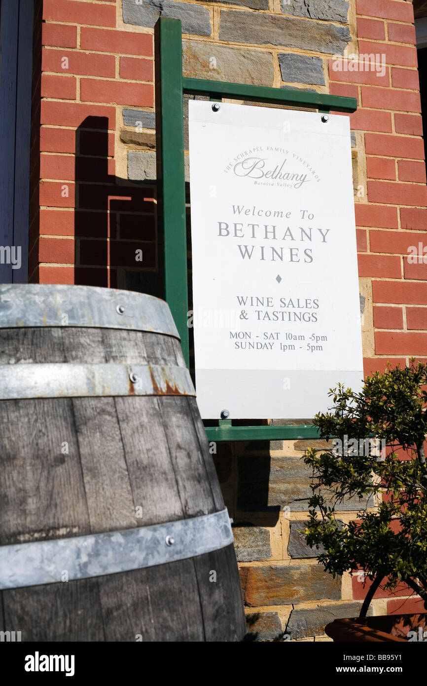 Bethany Wines cellar door in the Barossa Valley, South Australia