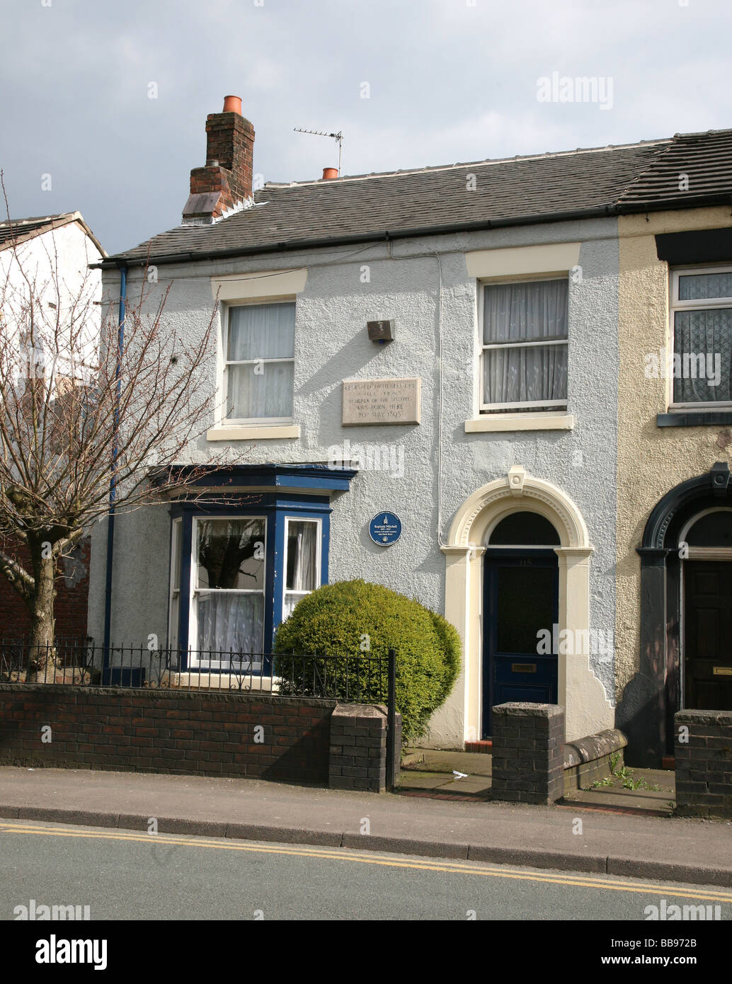 birthplace of Reginald R.J. Mitchell, designer Spitfire aeroplane, 115