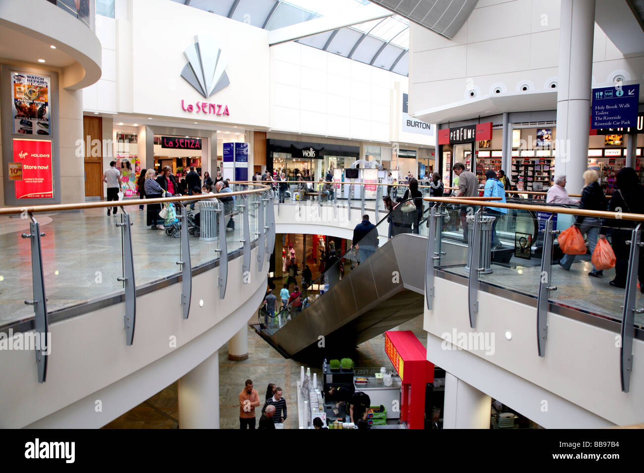 The Oracle shopping centre in Reading Stock Photo