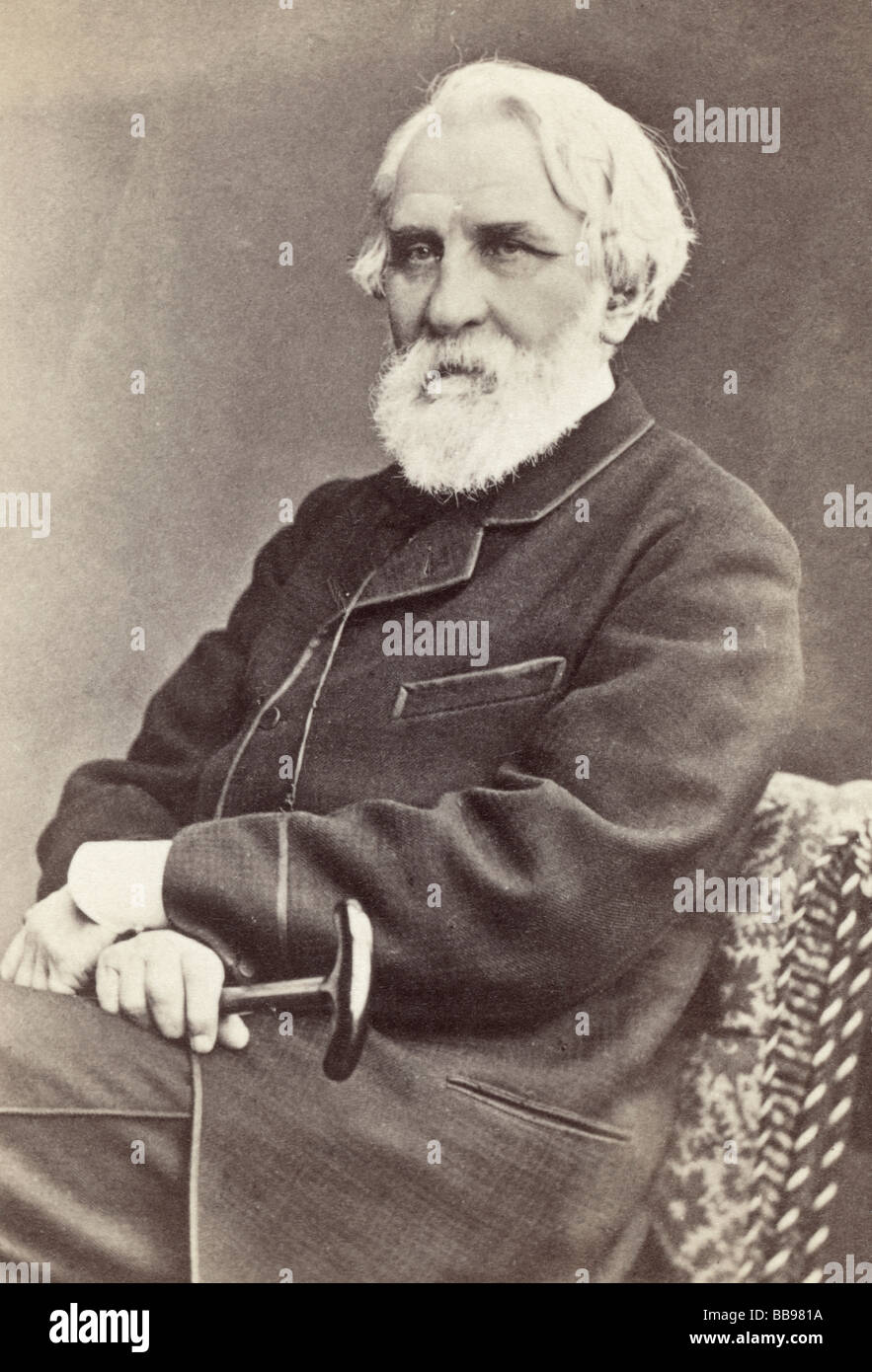 Ivan Sergeyevich Turgenev, 1818 - 1883. Russian novelist and playwright. Stock Photo