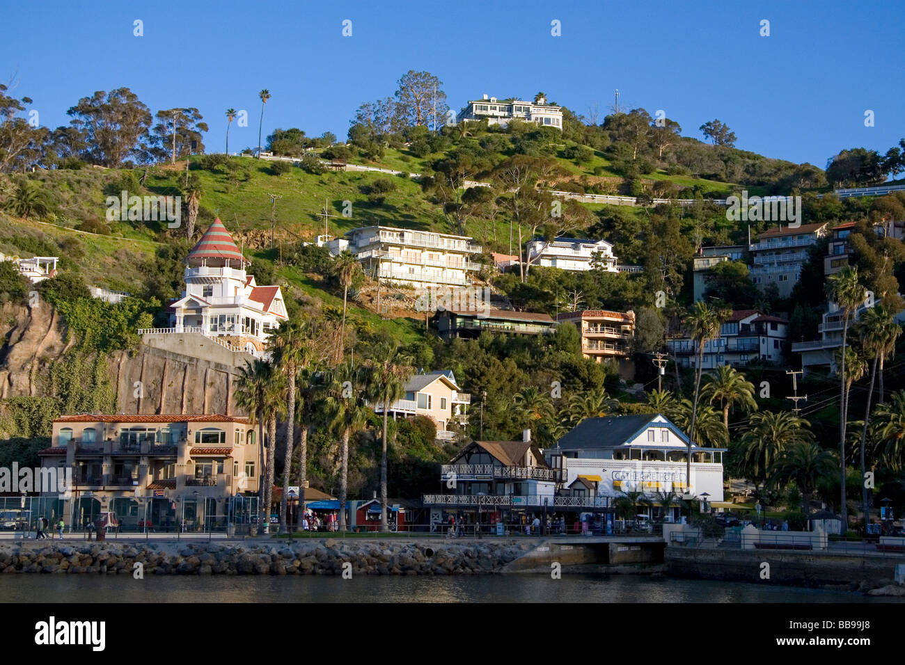 Wrigley mansion on catalina island hires stock photography and images