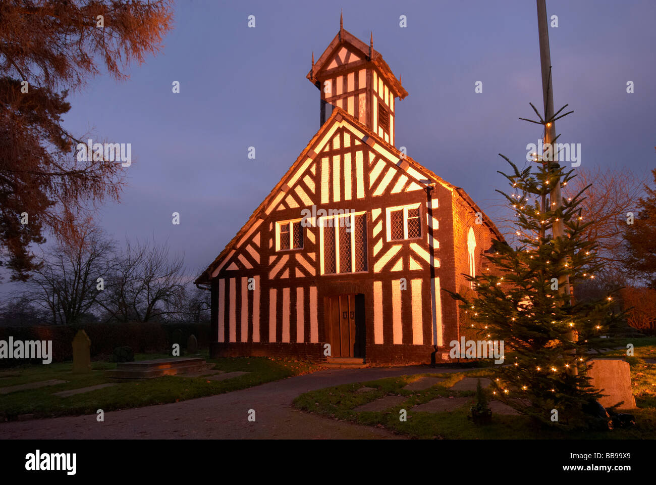 Siddington Church At Night Siddington Cheshire UK Stock Photo Alamy