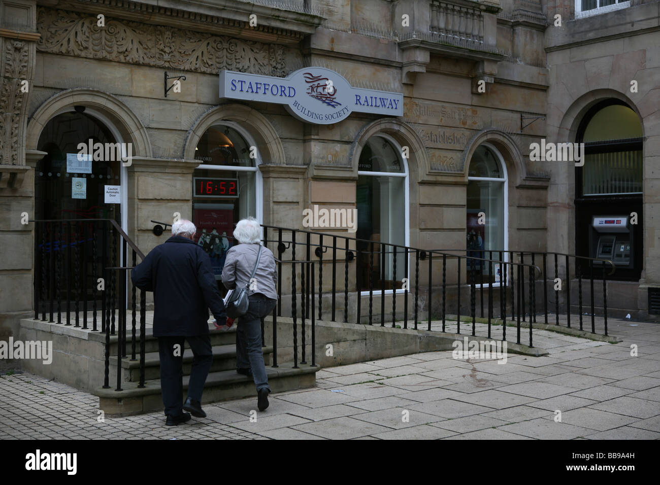 Stafford Railway Building Society headquarters in Market Square