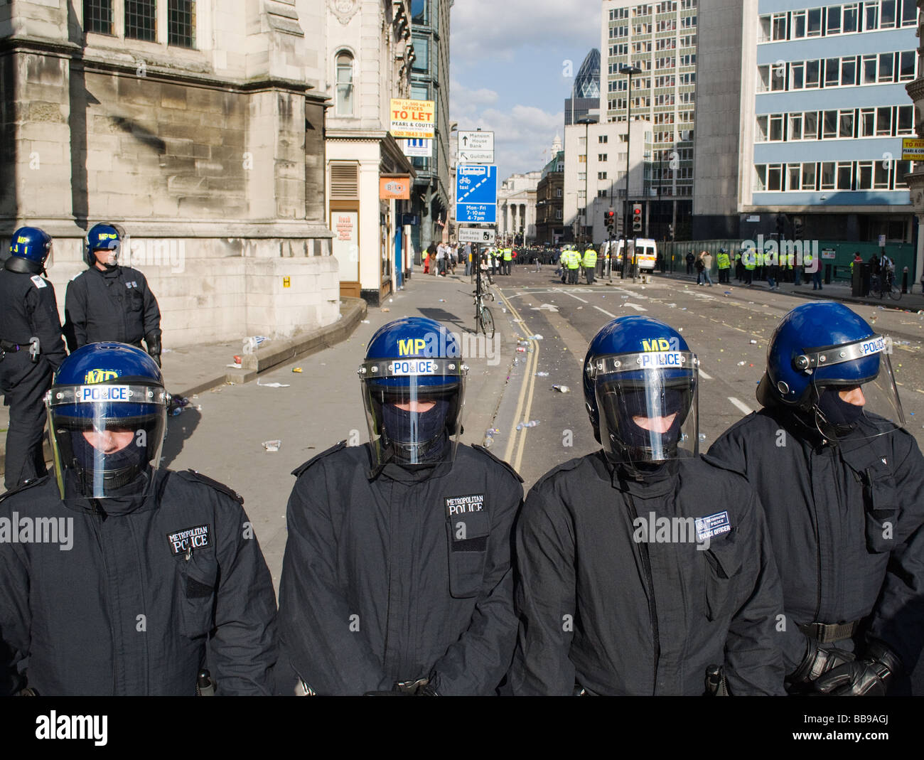 Police Kettling Protest High Resolution Stock Photography and Images