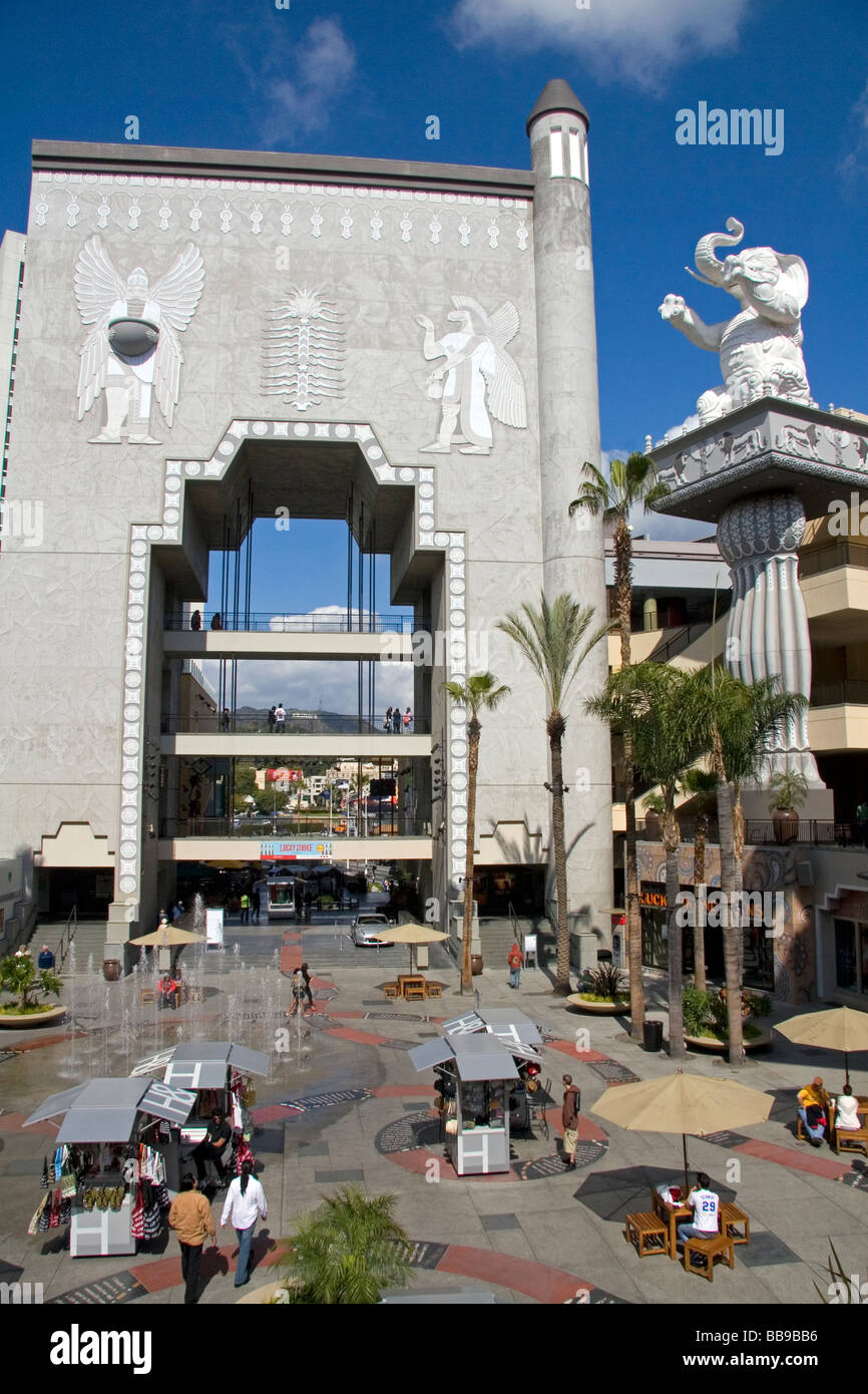Hollywood and Highland Center in Hollywood Los Angeles California USA  Stock Photo