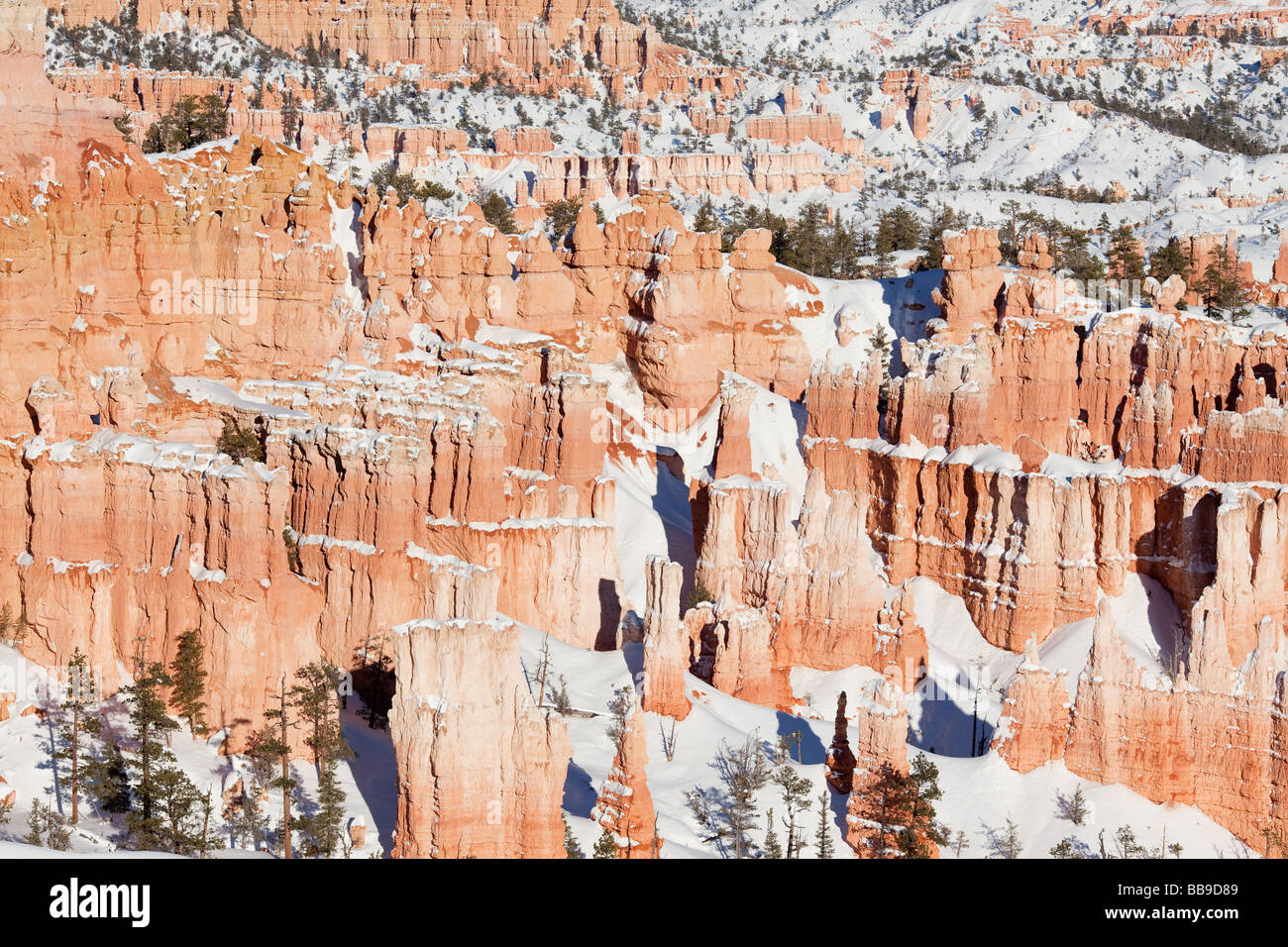 Bryce Canyon National Park in Winter Snow, Garfield County