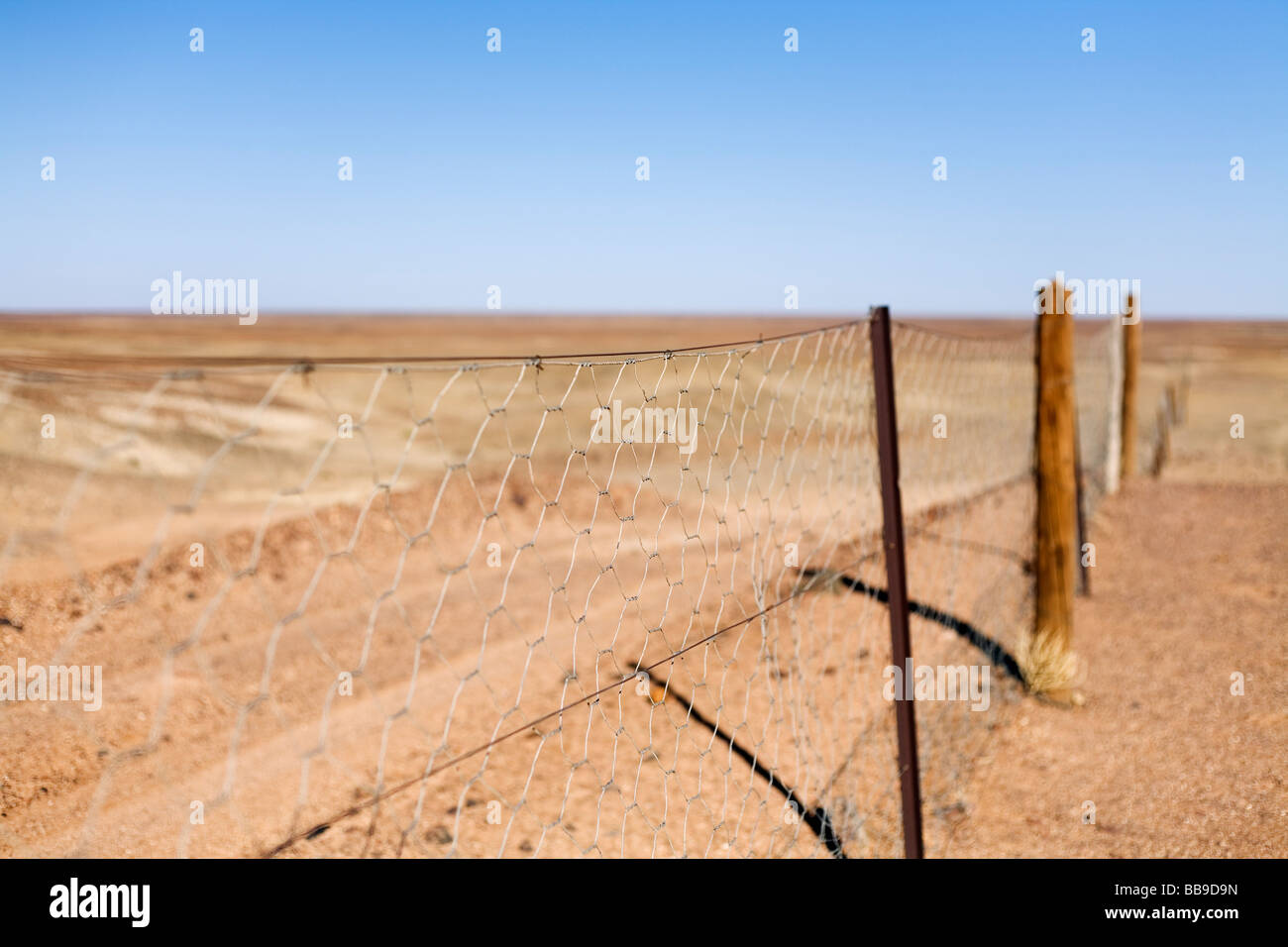The Dog Fence the longest continual fence in the world. Coober Pedy