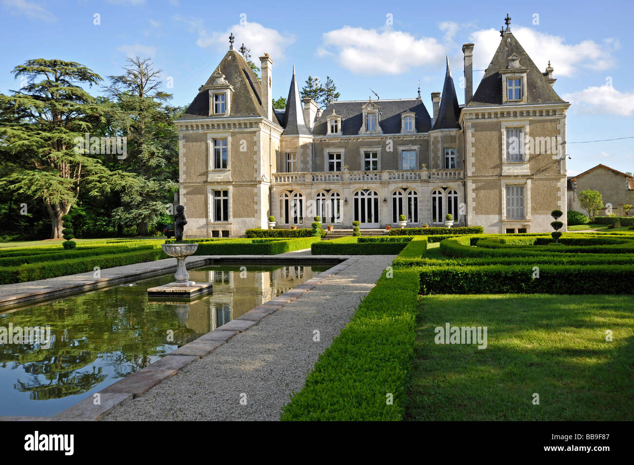 French chateau Stock Photo