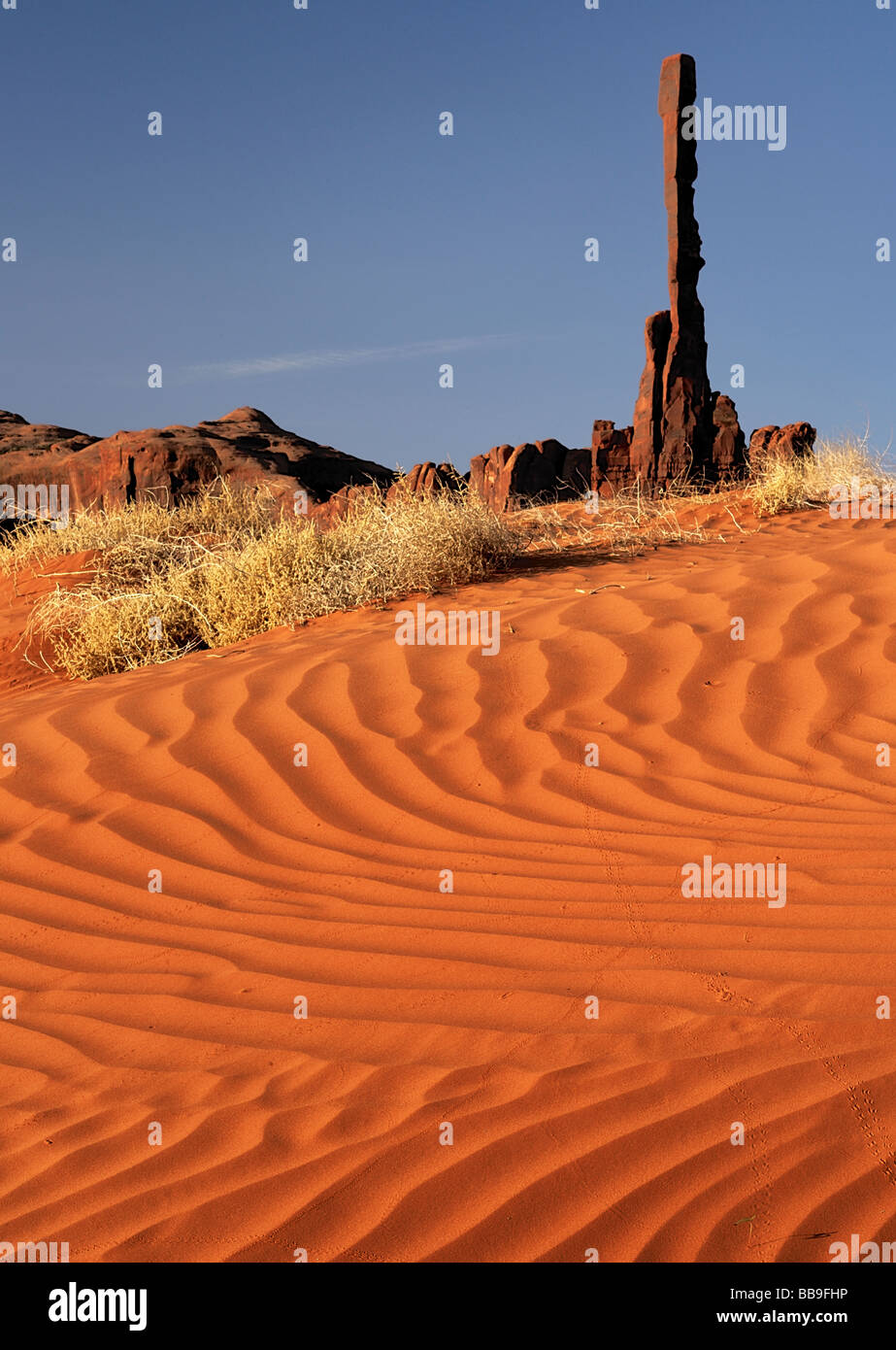 Red sand dunes in Monument Valley, Utah, USA Stock Photo - Alamy