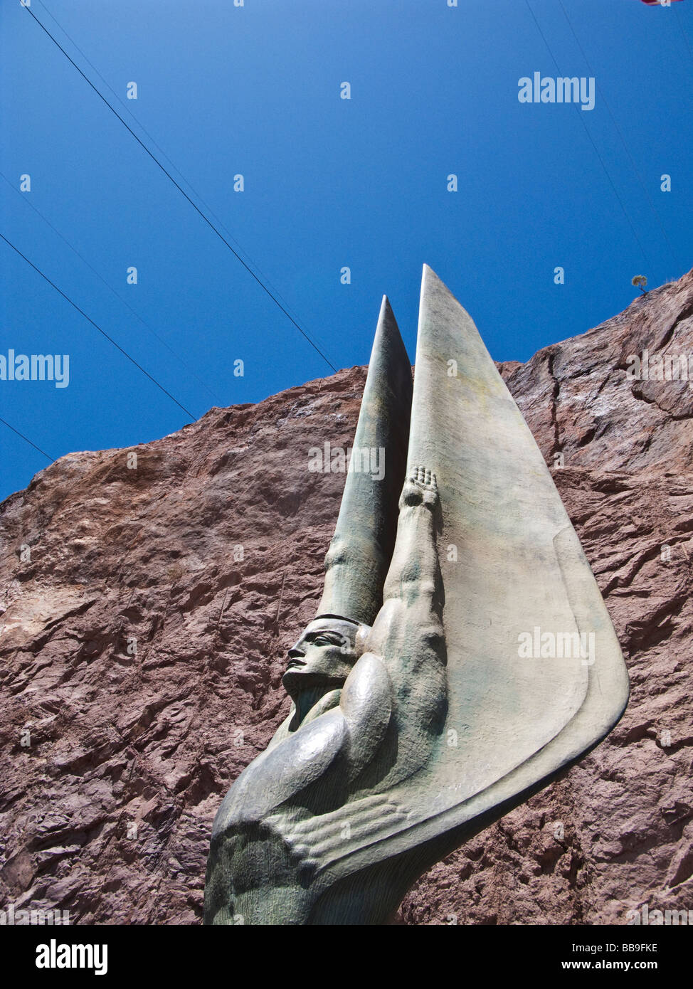 Hoover Dam Memorial Stock Photo
