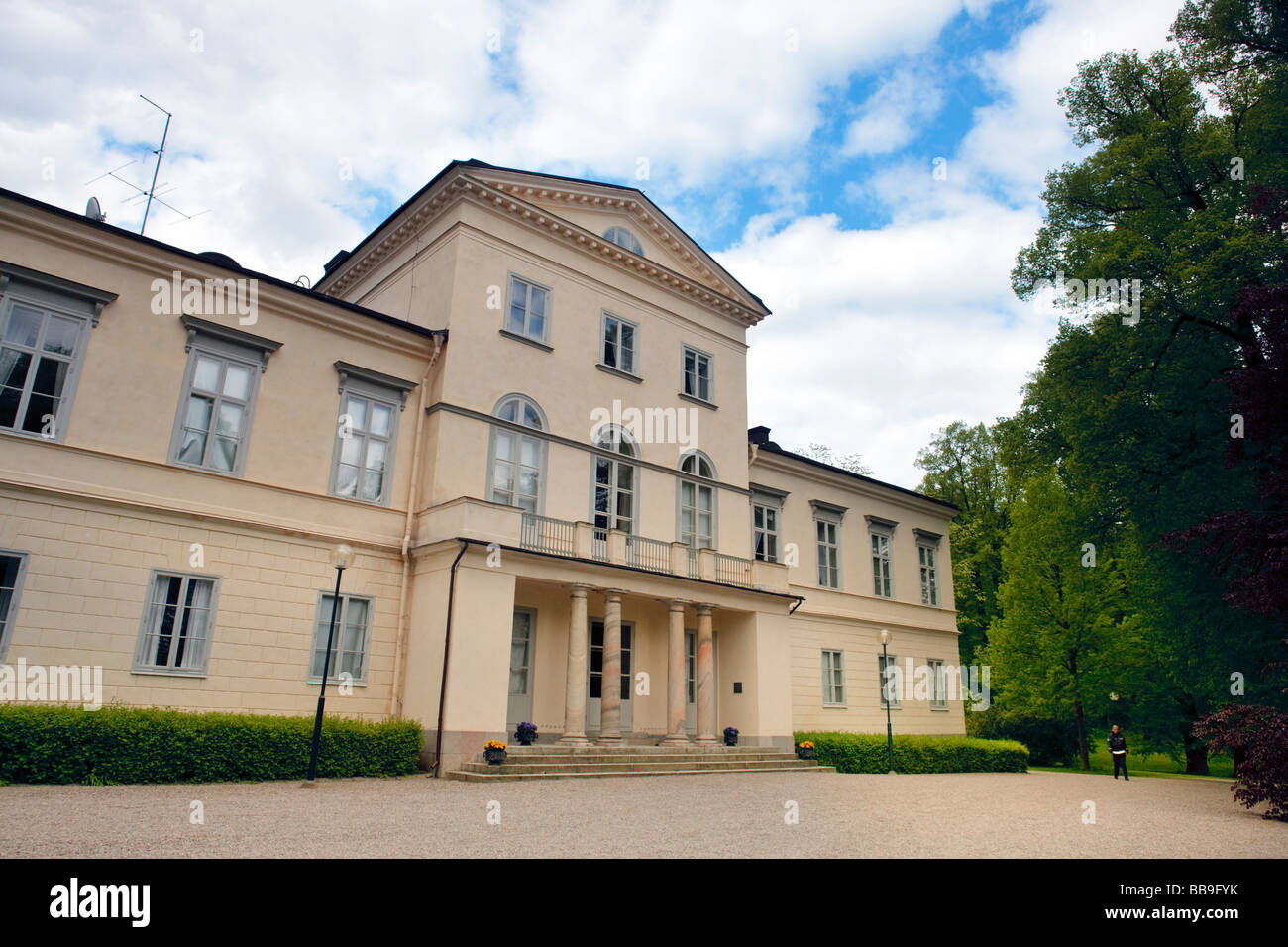 Haga Castle (Hagaparken, Stockholm) Stock Photo