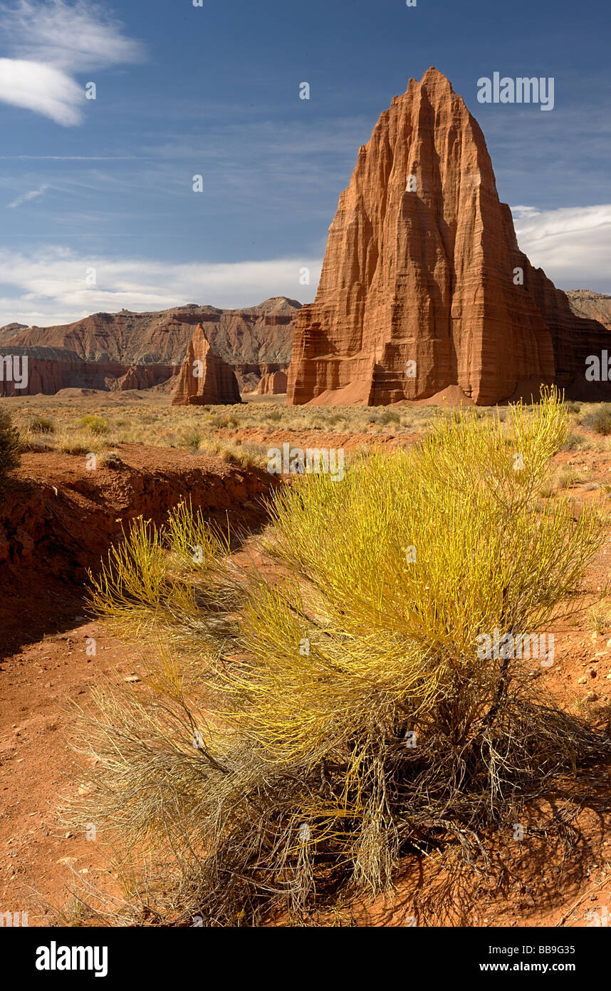 Temple of the Sun and Temple of the Moon Capitol Reef National Park