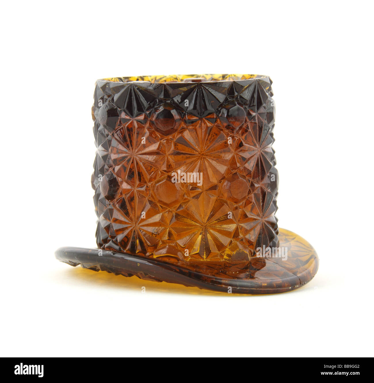 Glass top hat Stock Photo Alamy