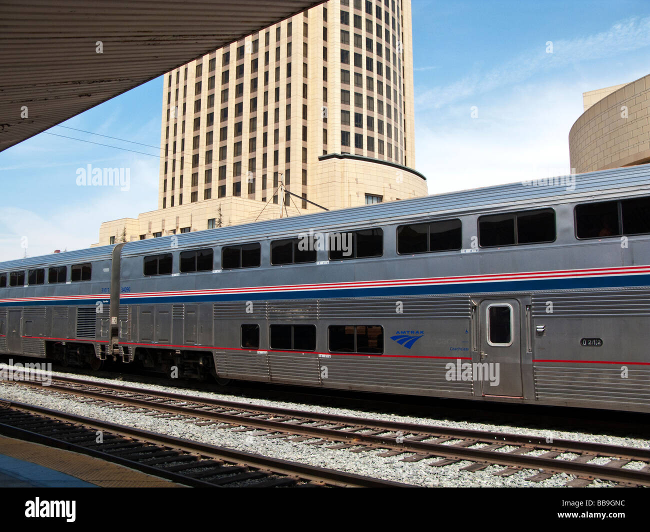 Los Angeles train Stock Photo Alamy