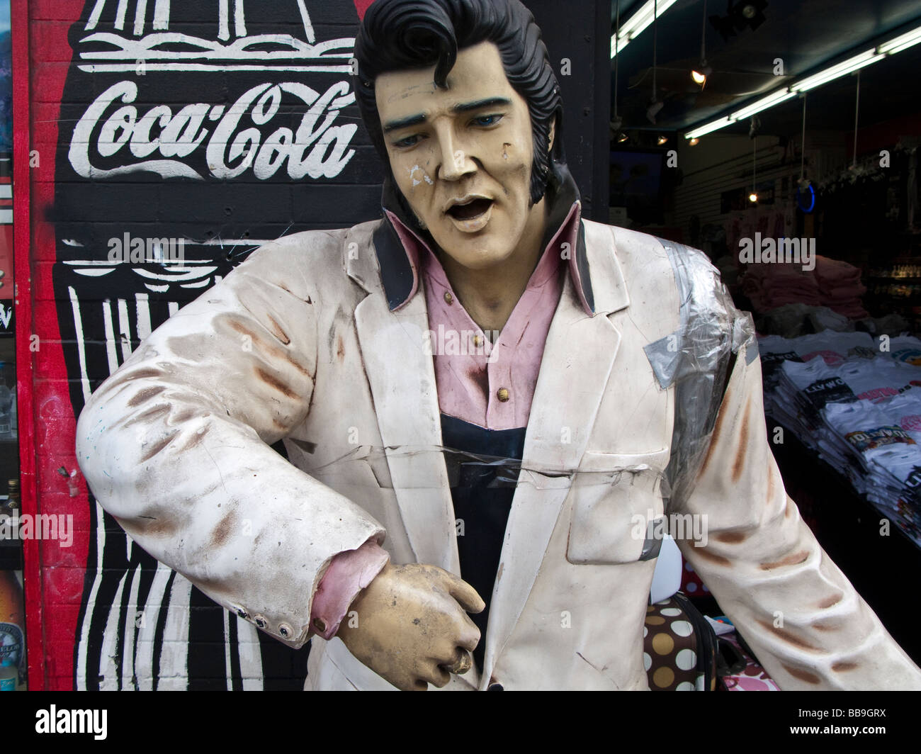 Elvis Mannequin Stock Photo