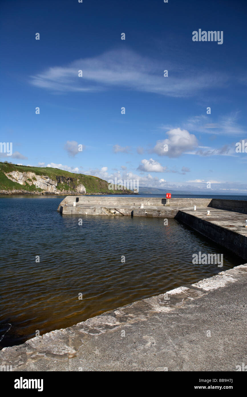 portmuck harbour islandmagee county antrim northern ireland uk Stock Photo