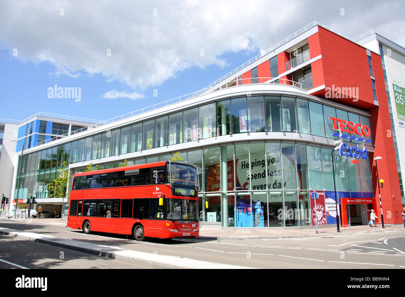 Tesco Extra Supermarket, St Pauls Cray, Orpington, Greater London, England, United Kingdom Stock