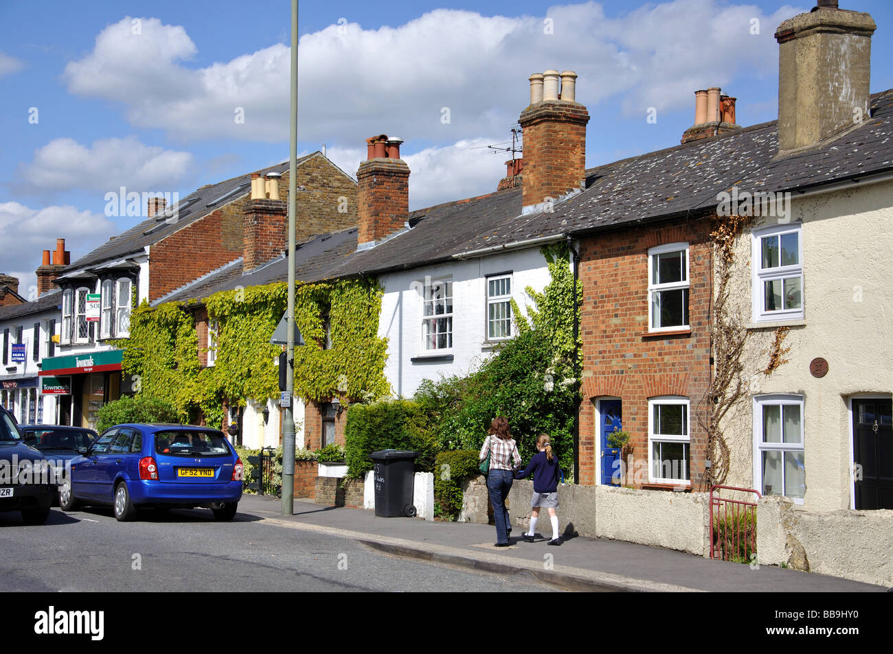 St.Jude's Road, Englefield Green, Surrey, England, United Kingdom Stock