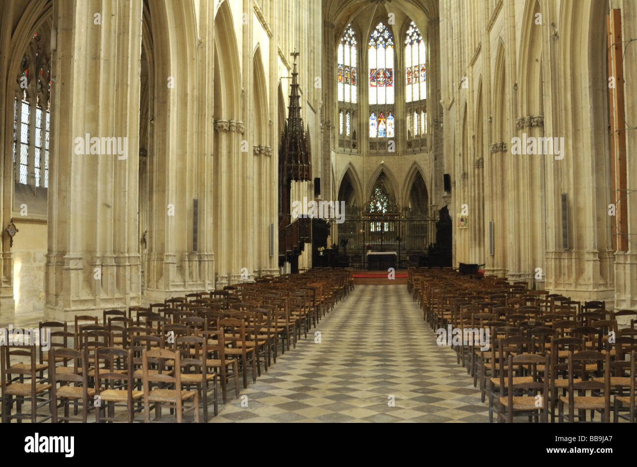 Trinity church Vendome Loir-et-Cher France Stock Photo